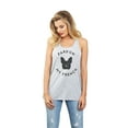 thumbnail image 2 of Thread Tank Pardon My French Women's Fashion Sleeveless Flowy Racerback Tank Top Sport Grey X-Large, 2 of 5