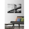 thumbnail image 2 of The Brooklyn Bridge - Iconic Wall Poster with Push Pins, 22.375" x 34", 2 of 3