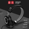 thumbnail image 2 of MINISO Casque Pliable (Gris + Noir) Musique ABS Confortable Casque Réglable Rotatif pour Téléphones Mobiles Android et iOS, Ordinateurs, Ordinateurs Portables, Lecteur de Musique, 2 of 3