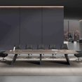 thumbnail image 4 of Executive Writing Office Desks Laptop Luxury Modern Computer Office Desks Reading Reception Scrivania Ufficio Lavoro Furnitures My Lux Decor Round, 4 of 16