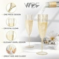 thumbnail image 6 of 36PCS Clear Champagne Flutes Plastic - 6 OZ Clear Disposable Champagne Flutes Party Supplies for Wedding/Birthday/Parties, 6 of 17