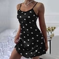 thumbnail image 2 of WTXUE Intimates | Nightshirts & Gowns Womens Sling Love Nightdress Lingerie | 1 Piece Black L, 2 of 5