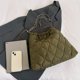 thumbnail image 3 of Bolso de hombro de moda para mujer Bolso de hombro acolchado suave Bolso de viaje (verde), 3 of 9