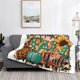thumbnail image 2 of Fotbe Happy Fall Y'All Manta de Franela con Estampado, Manta Ultrasuave para Cama, Sofá, Auto, Hipoalergénica y Antibolitas-60"x50", 2 of 6