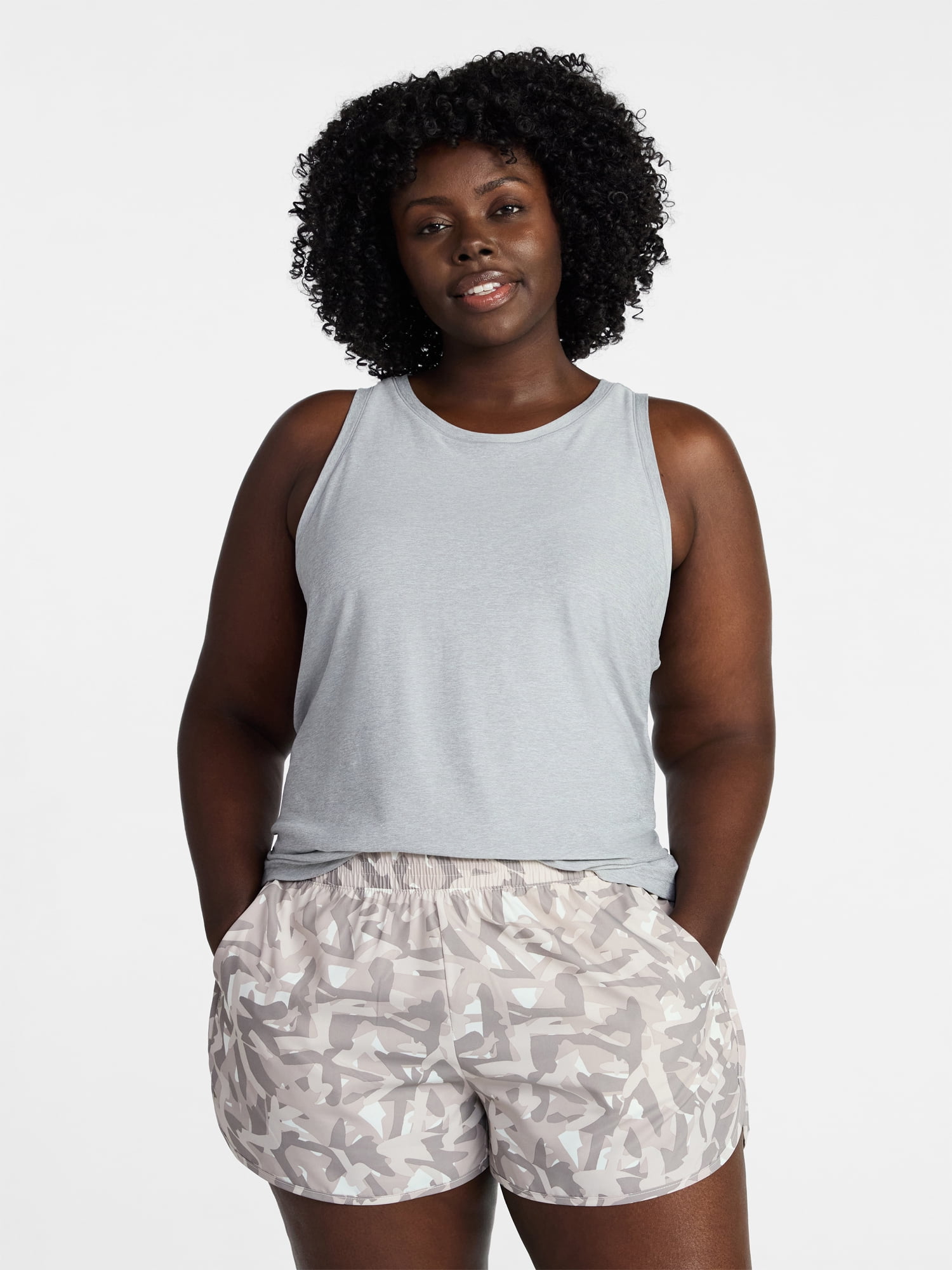 Athletic Works Women's & Women's Plus ButterCore Tank Top, Sizes XS-4X