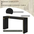 thumbnail image 6 of Harper & Bright Designs Wood Console Table with Drawers, Entryway Table with Drawers and Thickened Legs, Black, 6 of 14