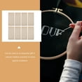 thumbnail image 4 of WORGEOUS 8PCS Bordado de madera Marcas de libro DIY Favoritos de madera Marcadores en blanco, 4 of 7