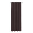 thumbnail image 1 of cortina tipo seda traslucida chocolate, 1 of 4