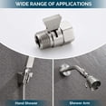 thumbnail image 2 of Shower Flow Water Valve  Brass Shut Off Valve for Hand Shower  RV Hose Flow Restrictor  Chrome, 2 of 9