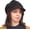 Black, variant on Sun Hat for Women - Summer Spring Folding Visor for UV Protection, Chemo and