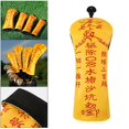 thumbnail image 5 of Portable Golf Club Driver Headcover Wood Hybrid PU Covers Sleeves - , 35.5X17CM, 5 of 10