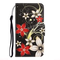 Galaxy S20 Ultra Case 6.9", Allytech Slim Fit Fashion Pattern PU Leather Folio Flip Stand Cards Slots Holder Wallet Case Shell TPU Back Cover for Samsung Galaxy S20 Ultra 6.9-inch 2020, Flower