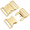 Light Gold, variant on IULAVP Metal Side Release Buckle, 5 Pcs Adjustable Quick Release Buckles for 25mm Strap Webbing, Sewing DIY Accessories for Bags, Belts, Backpacks, Pet Collars and Crafts