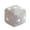 Grey, variant on Plush Dice Pillow for Sofa and Home Decor - Soft Stuffed Cubic Cushion with Polka Dots, Funny Toy for Bedroom and Living Room â One Size (7.9 Inches)