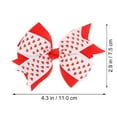 thumbnail image 2 of Miangastore Barrettes à Cheveux Roses 3 Pcs 4.32x2.95x1.38 Po, 2 of 8