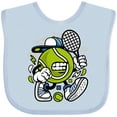thumbnail image 3 of Inktastic Tennis Ball Boys or Girls Baby Bib, 3 of 4