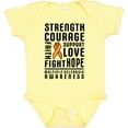 thumbnail image 3 of Inktastic Multiple Sclerosis Awareness Strength Courage and Support Boys or Girls Baby Bodysuit, 3 of 5