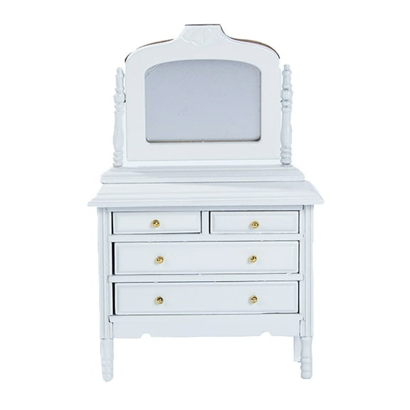 Mini Wooden Dresser Cabinet for Girls' Decor and Crafts