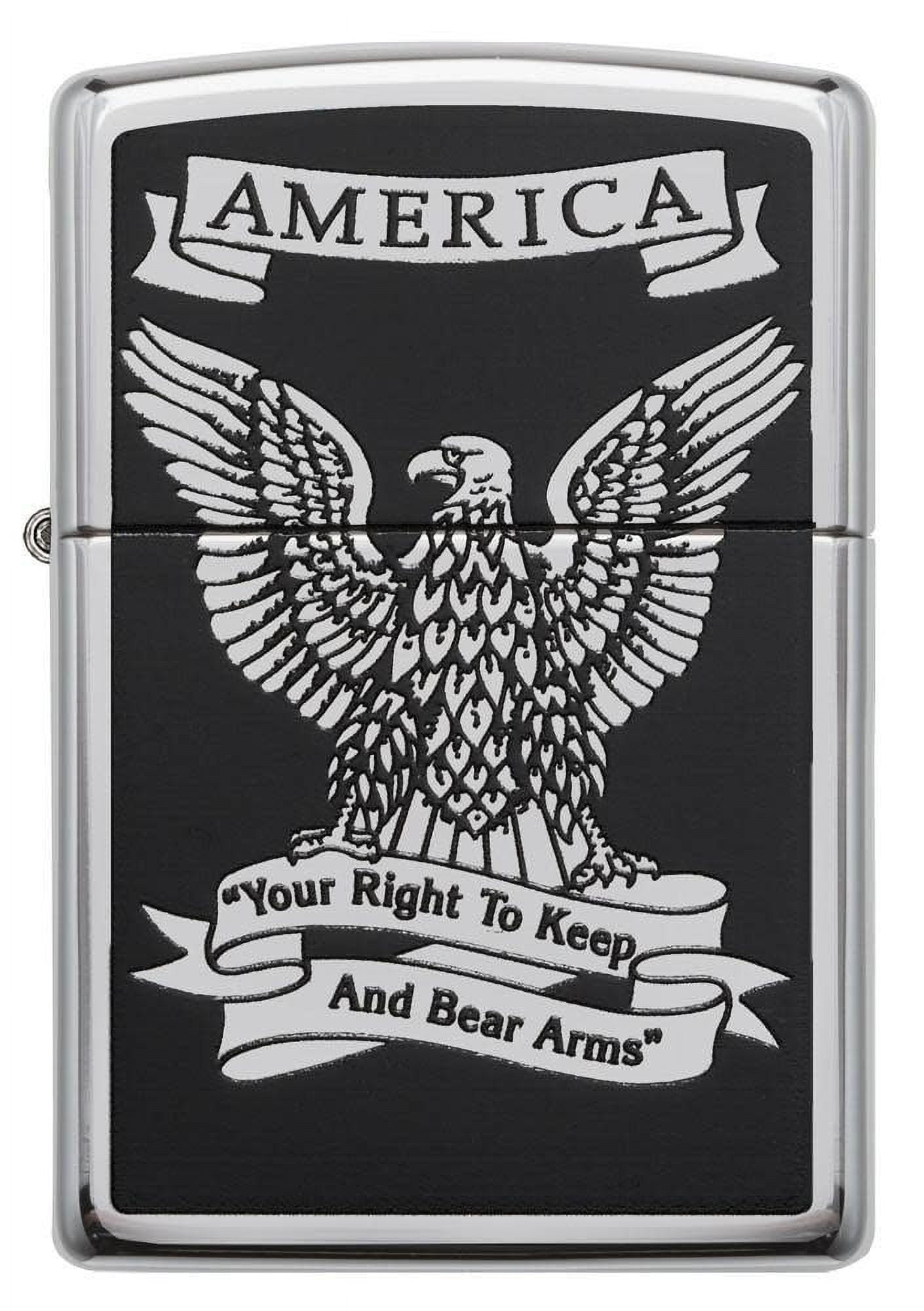 Zippo Eagle High Polish Chrome Pocket Lighter