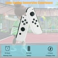 thumbnail image 4 of Switch Joy-con Wireless Controllers with Hand Strap Dual Vibration Replacement Wireless Gamepad Bluetooth (White), 4 of 5