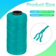 thumbnail image 2 of Uxcell Nylon String Twisted Mason Line Twine for DIY Projects Gardening Gift Wrapping Green, 2 of 6