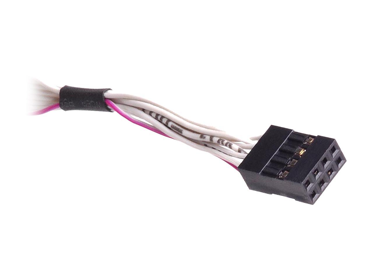 SilverStone 36 Pin Minisas Sff-8643 (Target) to SATA 7Pin (Host) + Sideband Cable 0.6M Components Other CPS05-RE
