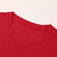 thumbnail image 4 of Kids Soccer Jersey Set for Boys Girls Training Uniform Youth Jerseys Ndbuld Children's Short Sleeve Top With Elastic Waist Shorts Sportswear And Soccer Set For Middle And Big Kids Red 2XS, 4 of 6