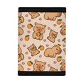 thumbnail image 3 of Chririnla Capybaras Trifold Card Wallet for Travel, Polyester Clutch Wallet with Slim Foldable Children Wallets, 3 of 7