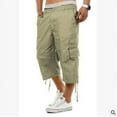 thumbnail image 2 of Pantalon Court de Travail à Grande Poche pour Hommes Cargo Décontracté, 2 of 6