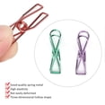 thumbnail image 1 of 40Pcs Metal Small Clips Hollow Fish Shape Color Bag Sealing Bill Paper Holder Office Stationery, 1 of 4