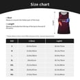 thumbnail image 4 of Lsque Futuristic Red And Blue Bird Pattern Mens Tank Tops Muscle Athletic Quick Dry Sleeveless Workout Fitness T Shirts Beach Tank Top, Loose-fit Sleeveless Shirt for Men-XX-Large, 4 of 7