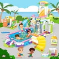 thumbnail image 5 of Friends Tree House Building Kit, Girls Treehouse Summer Pool Party Building Blocks Set for Kids Aged 6-12 (1274 Pieces), 5 of 7