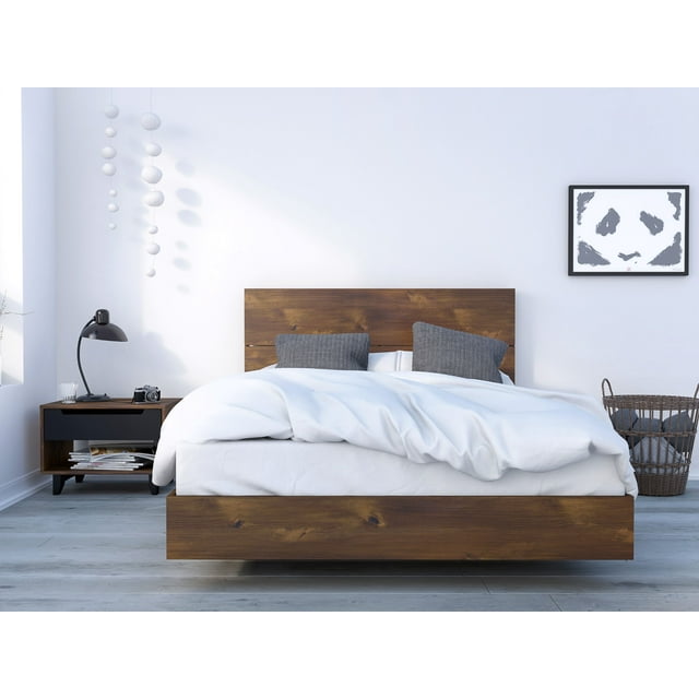 Barista 3 Piece Full Size Bedroom Set Truffle & Black