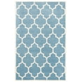 thumbnail image 2 of SAFAVIEH Chatham Gavin Geometric Wool Area Rug, Blue/Ivory, 5' x 8', 2 of 8