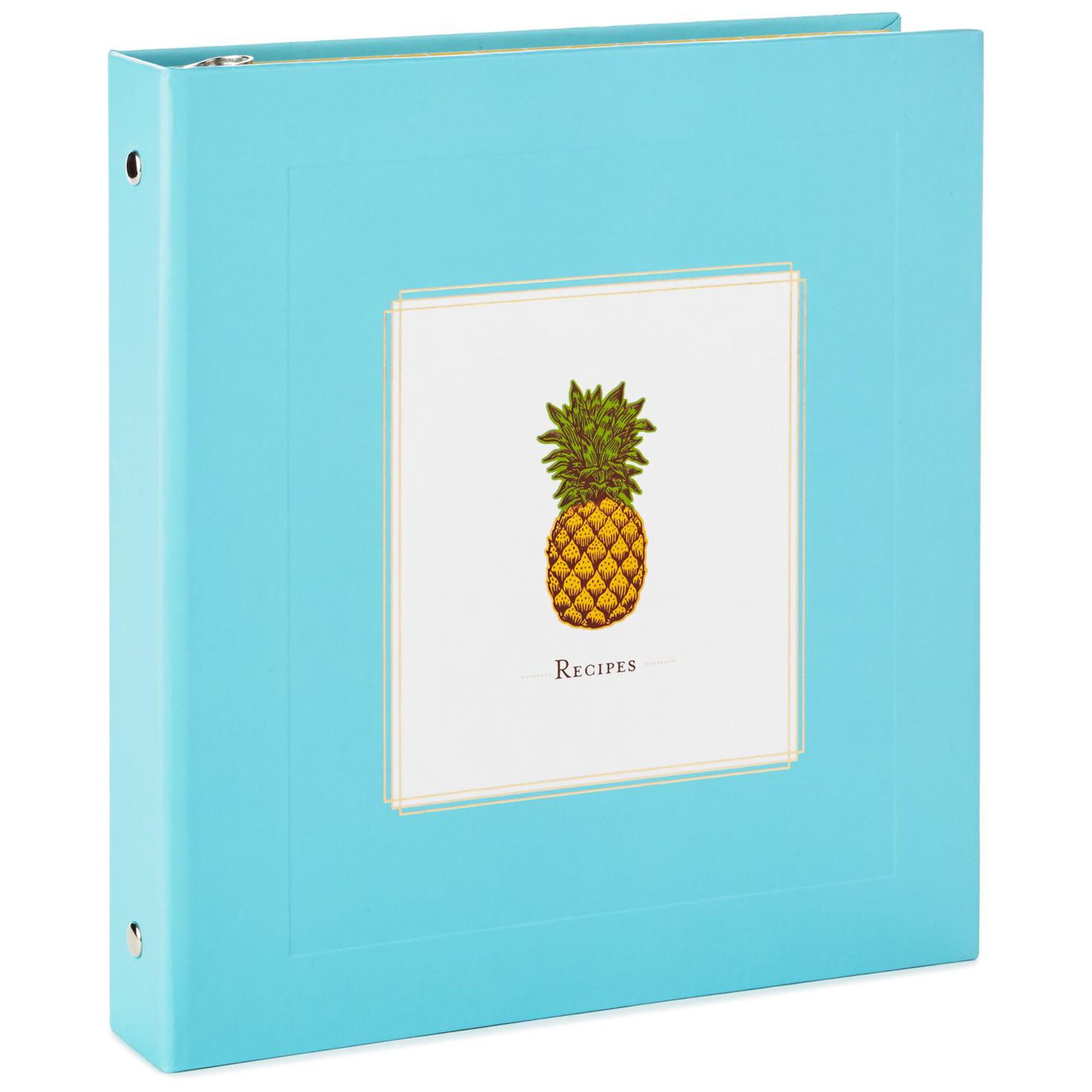Hallmark TOG4101 Pineapple Recipe Organizer Book