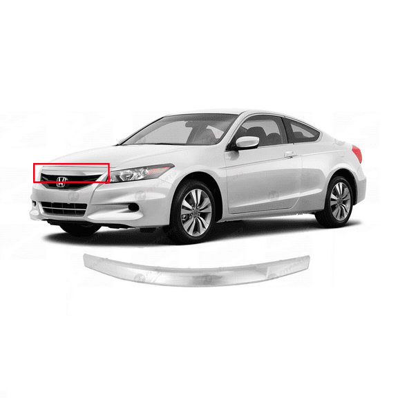 DCP Front Upper Grille Chrome for 2011 - 2012 Honda Accord HO1210132 71125TA0A11