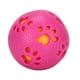 thumbnail image 1 of Pelota dispensadora de comida para mascotas, limpieza de dientes, masticar, pelota de goma lavable, juguete para cachorros, color rojo rosa, 1 of 5
