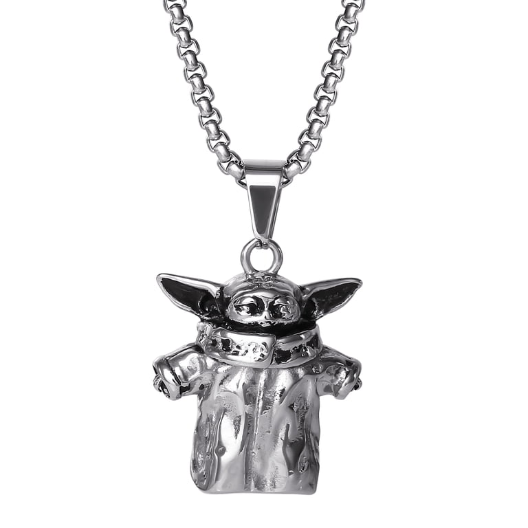 Star Wars チャーム シルバー Star Wars Adult Men's Character Stainless Steel 