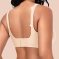 thumbnail image 2 of Brasier Mujer Tela de Mantequilla Sujetador Push up sin Aros para Mujer, Talla Grande, Escote En V Profundo, Suave, sin Costuras, Fino, para Pecho Grande y Pequeño Mediana, 2 of 5