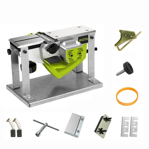 Intbuying portable electric planer surface plane 2024 tool hand wood planer machine 220v