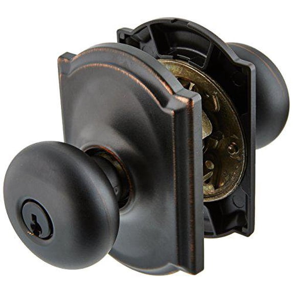 Schlage Lock Company F51APLY716CAM F51A Plymouth 716 CAM 16211 10027 Camelot Deco Rose Entry