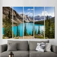 thumbnail image 4 of Banff Alberta Printed, Canada Landscape Printed Canvas, Alberta Art Canvas, Moraine Lake, Nature Landscape Art, Landscape Printed, Canvas Wall Decor - Natural Framed, 4 of 9