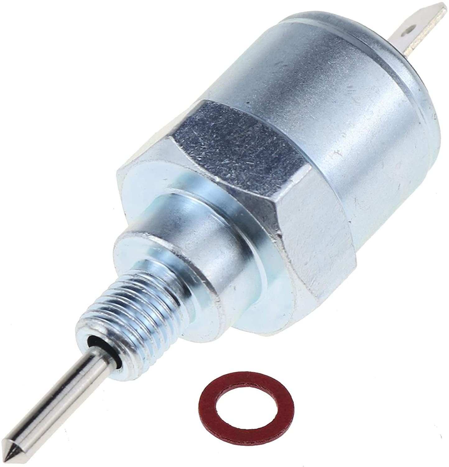 Fuel Shut Off Solenoid M120522 - Fits John Deere & Kawasaki Lawn Tractors 170, 180, 240, F510, Etc.
