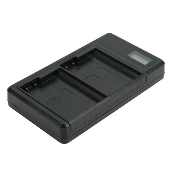 Cargador dual LCD de batería EE, cargador de batería ENEL15 Cargador dual USB LCD para cargador de batería dual Nikon Eficiencia maximizada Jadeshay A