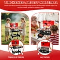 thumbnail image 4 of Kids Play Kitchen Toys, Kids BBQ Grill Playset with Smoke Sound Light, 2-Layer Barbecue Toy with Wheels, Outdoor Play Food Toys Cooking Set for Toddlers 3-5, Birthday for Boys Girls, 4 of 7