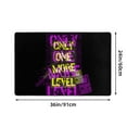 thumbnail image 3 of Fuchsia Cool Game Mode Slogan Rugs Doormat, Non-Slip Machine Washable Carpets Floor Door Mat , 36" x 24", 3 of 7
