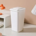 thumbnail image 6 of COMPUKAS 4pcs Cute Desktop Trashcan Plastic Square Impact-resistant for Adults, 6 of 8