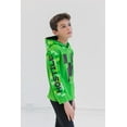 thumbnail image 4 of Minecraft Creeper Little Boys Fleece Hoodie and Pants Outfit Set Little Kid to Big Kid, 4 of 5