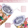 thumbnail image 5 of Cute Canine Design 40oz Water Bottle - BPA Free Dog Lovers Tumbler with Handle & Straw - Gift for Women Coffee Mug, 5 of 7