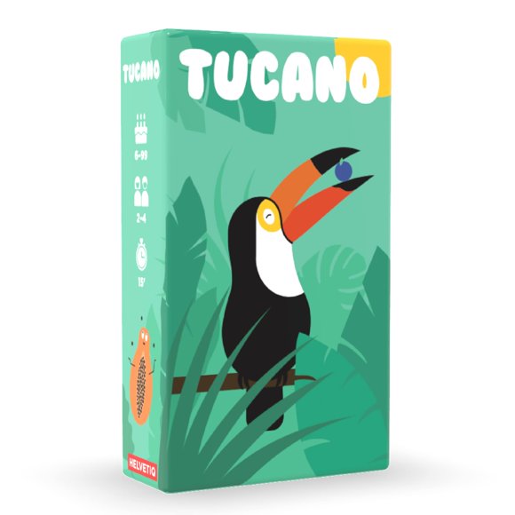 Juego de cartas Tucano: ¡una aventura de estrategia tropical con frutas jugosas y tácticas inteligentes! Divertido juego familiar para niños y adultos a partir de 6 años 2 a 4 jugadores Tiempo de jueg